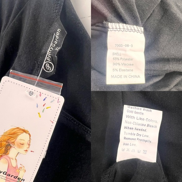 NWT Casual Long Sleeve Jumpsuit Crewneck One Off Shoulder Elastic Waist  SIZE XL - Picture 15 of 17